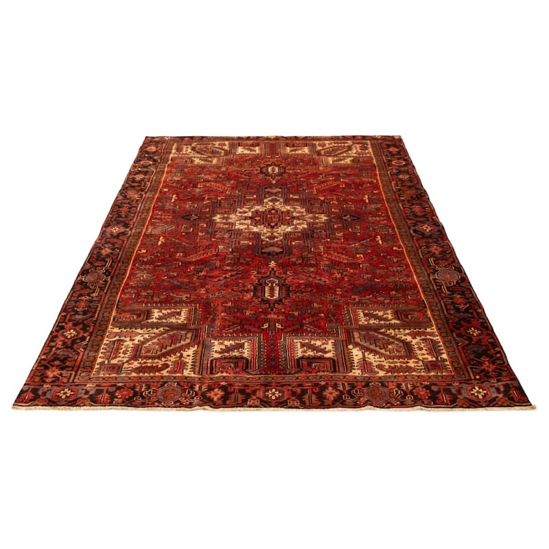 ECARPETGALLERY Hand-knotted Sarabi Dark Copper Wool Rug - 7'10 x 10'10