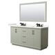 Option Light Green / Giotto Quartz Top / Matte Black