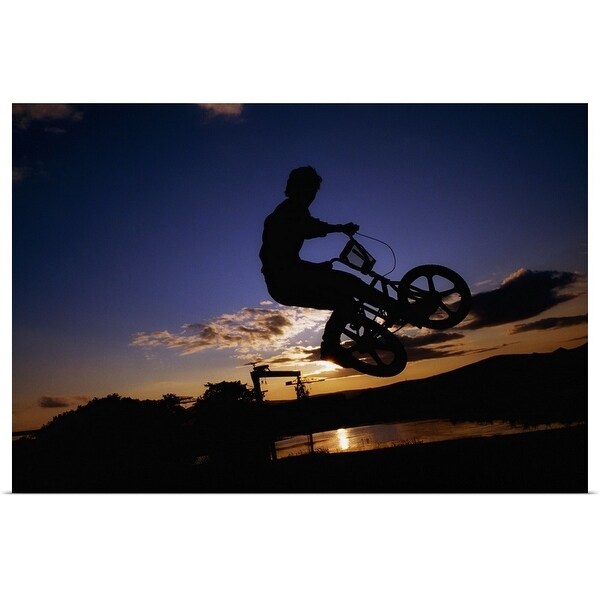 "Bmx Biking" Poster Print