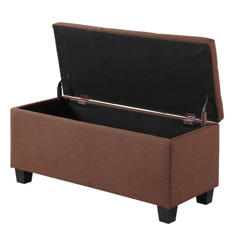 Entry Footrest Storage Bench, Lounge Bench End of Bed Bench