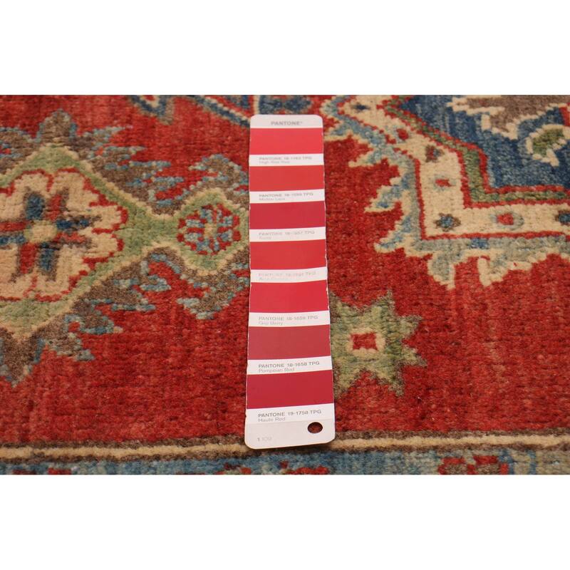 ECARPETGALLERY Hand-knotted Finest Ghazni Red Wool Rug - 6'6 x 9'8