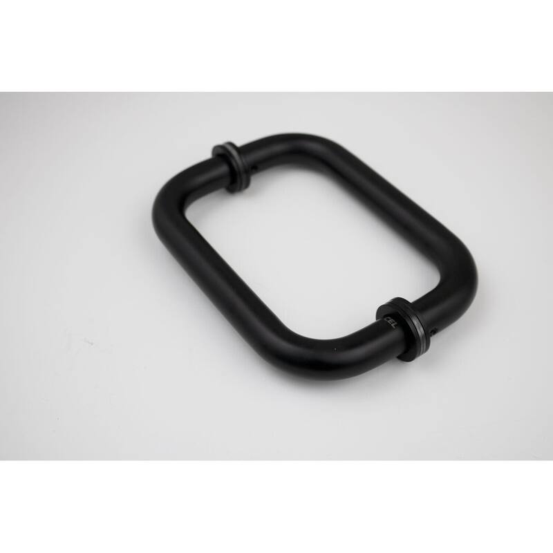 CEL 6"x6" Tubular Stainless Steel Back to Back Shower Door Pull Handle