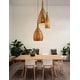 preview thumbnail 5 of 8, Ele Three Lights Rattan Pendant