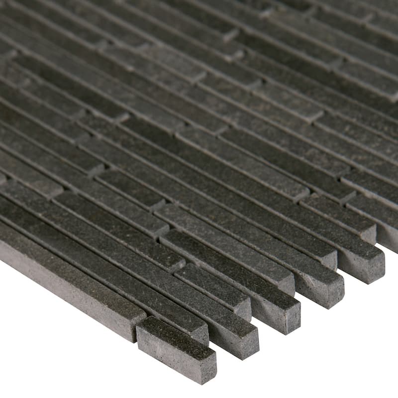 Ackland AKM-S-12X12BRH-CA 12" x 12" Marble and Stone Brick Mosaic Tile