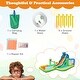 preview thumbnail 8 of 7, Inflatable Water Slide with Splash Pool and Climbing Wall for Oudoor Indoor without Blower