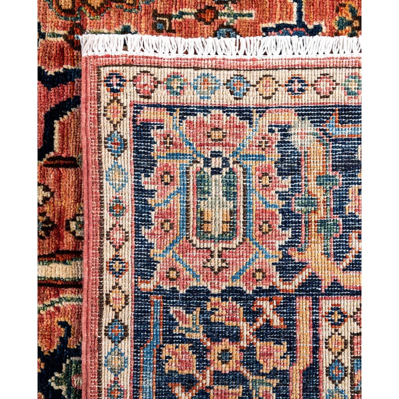 Serapi One-of-a-Kind Hand-Knotted Area Rug - Pink - 4' 0" x 5' 10"