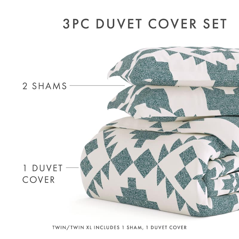 Becky Cameron Premium Ultra Soft Adobe Diamond 3-Piece Reversible Duvet Cover Set
