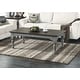 preview thumbnail 5 of 10, Plymouth Gray Wood Rectangular Coffee Table - 52" x 20" x 28"