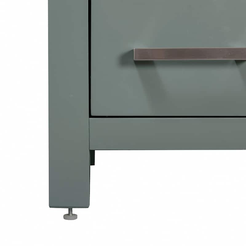 Avanity Modero 24 in. Freestanding Linen Tower with Leveling Feet - 24"W x 19.9"D x 71.3"H