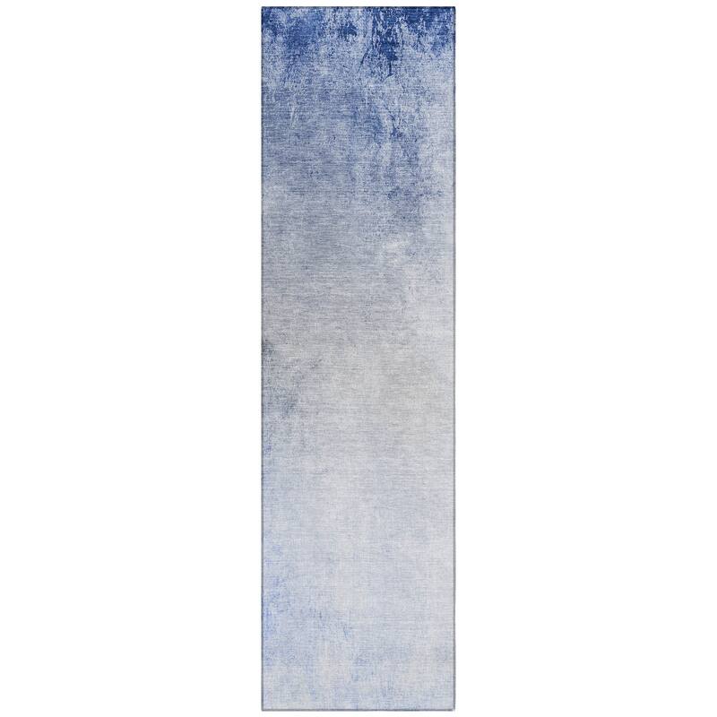 Machine Washable Indoor/ Outdoor Chantille Modern Ombre Rug