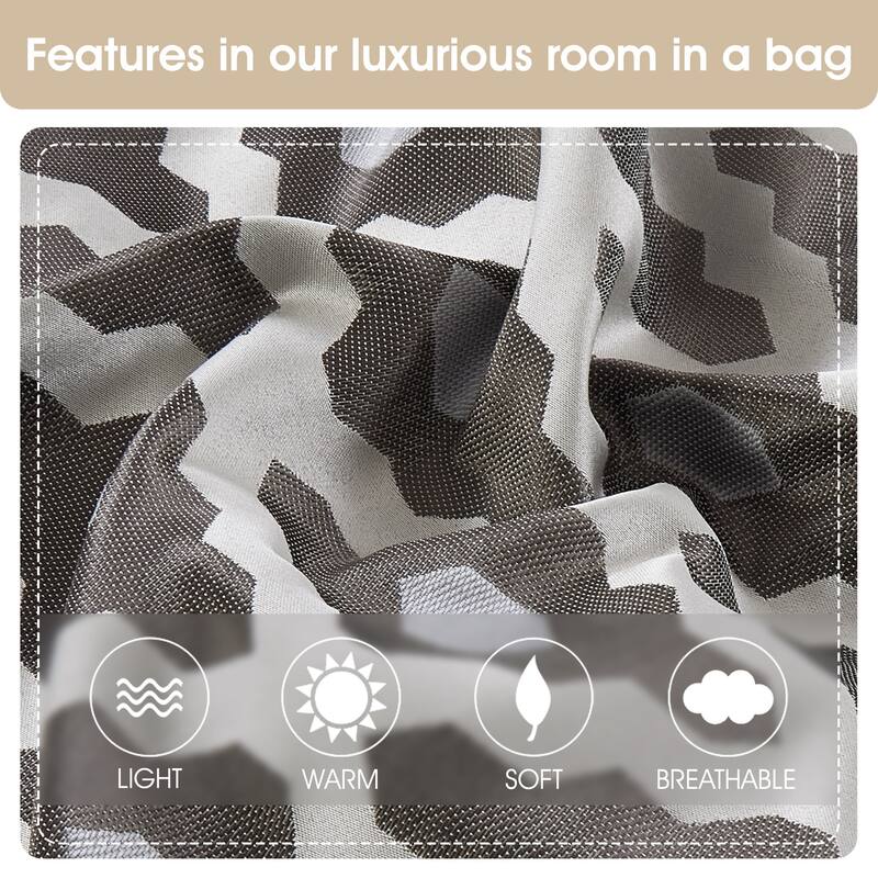 Nanshing Calvin 12 Piece Luxury Transitional Comforter Set