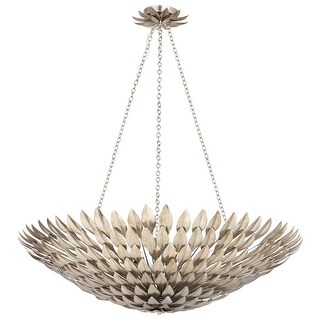 Crystorama Collection Antique Silver Chandelier