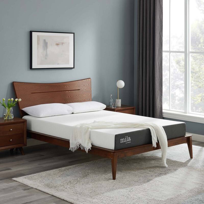 Modway Mila 8" Twin Mattress - Firm 8 Inch Memory Foam Mattress