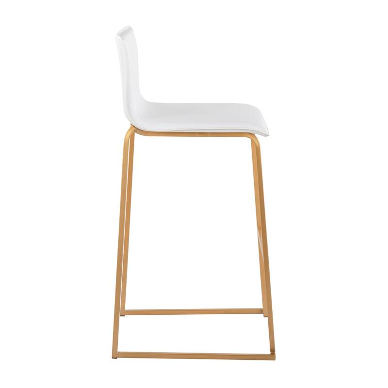 Silver Orchid Mara Upholstered Bar Stool - Set of 2