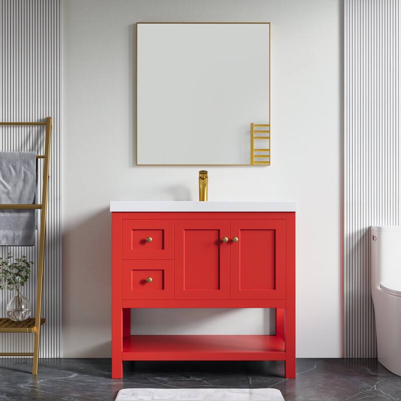 Winslow 36" Single Bathroom Vanity Set - 21D x 36W x 34H