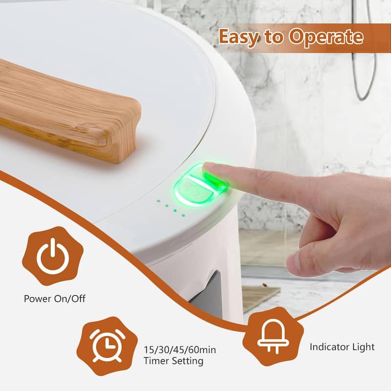400W Electric Towel Warmer with LED Display