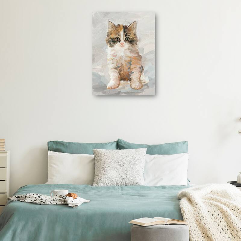 Pretty Kitty II By Studio Arts Canvas Art Print