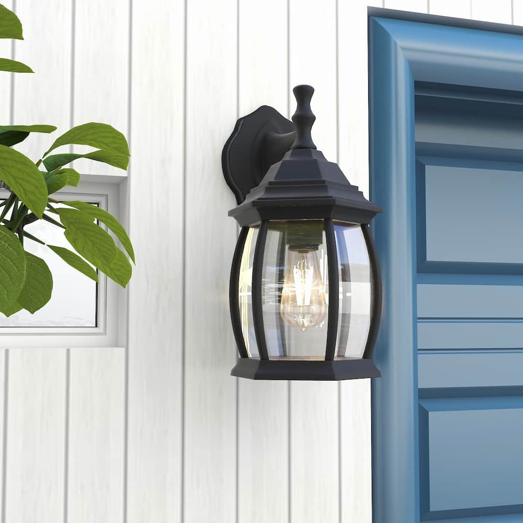 1-Outdoor Light Fixtures Wall Mount Exterior for Porch Patio Garden
