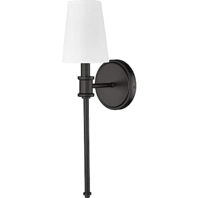 Millennium Lighting 16101 19" Tall Wall Sconce with Linen Shade - ADA