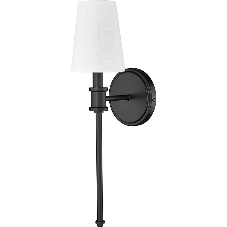 Millennium Lighting 16101 19" Tall Wall Sconce with Linen Shade - ADA