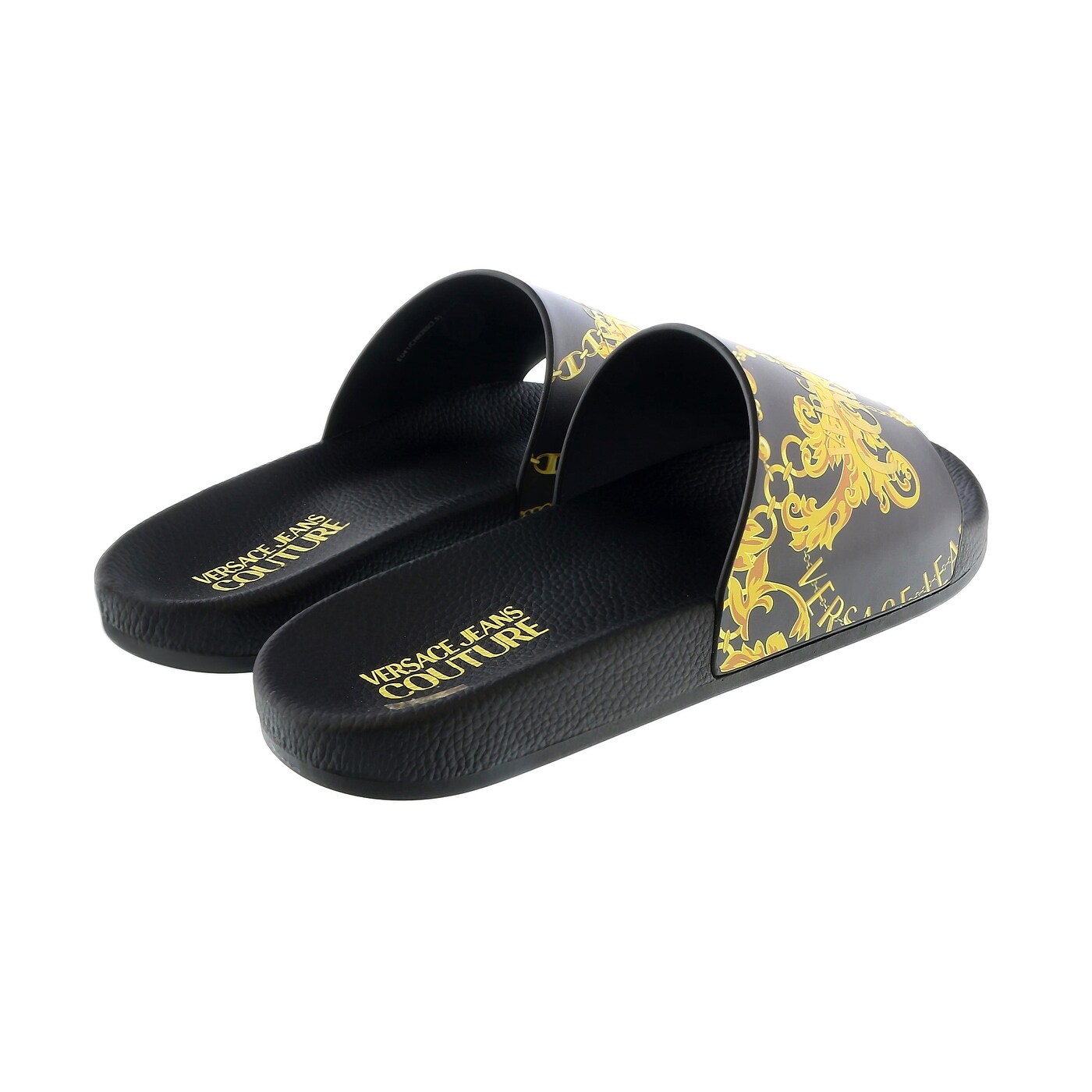 Versace Jeans Couture Black/Gold Signature Pattern Pool 