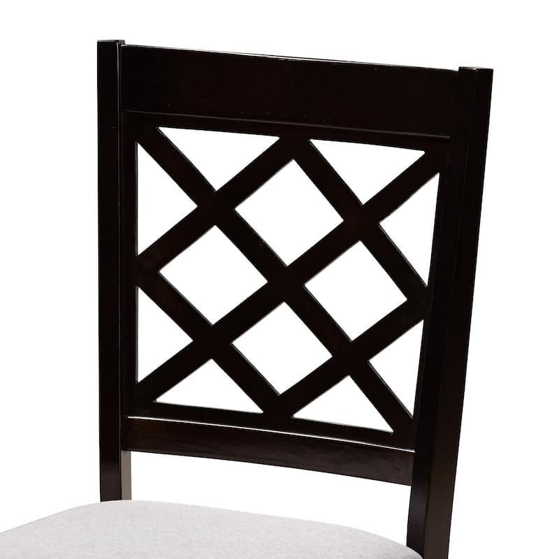 Jana Modern Fabric and Wood 5-Piece Dining Set