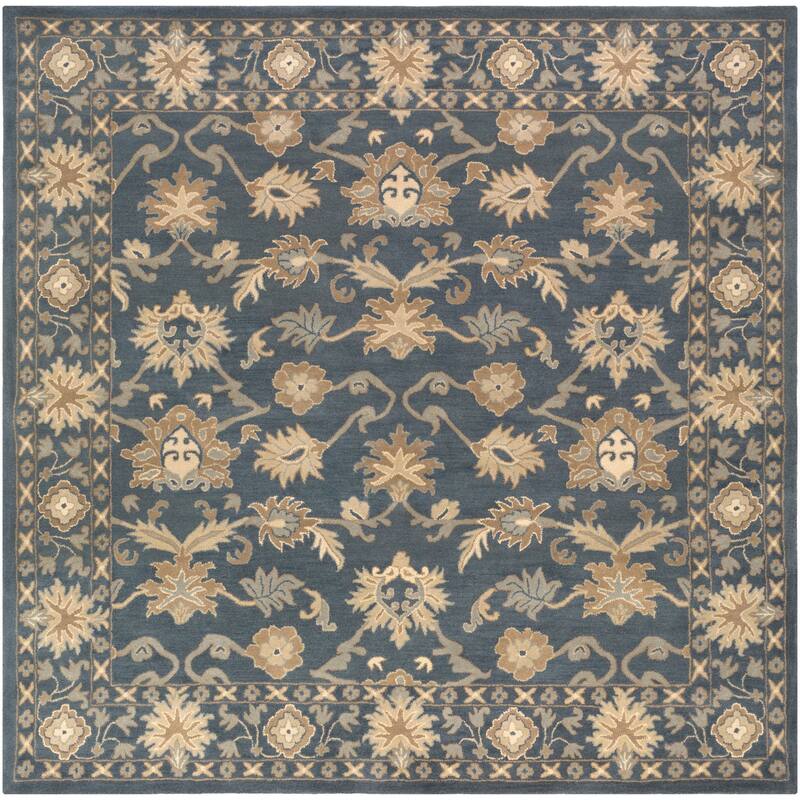 Handmade Nick Bordered Wool Area Rug