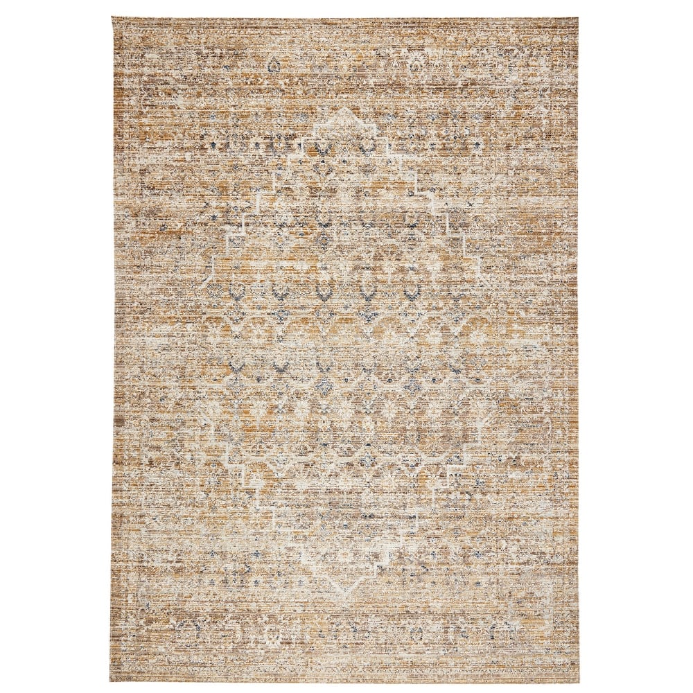 Terra by Obeetee Ava Distressed Arabesc Rug
