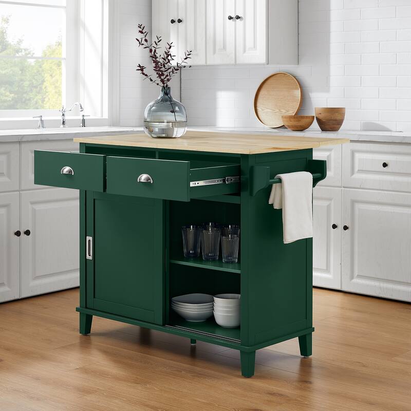 Crosley Cora Drop Leaf Kitchen Island