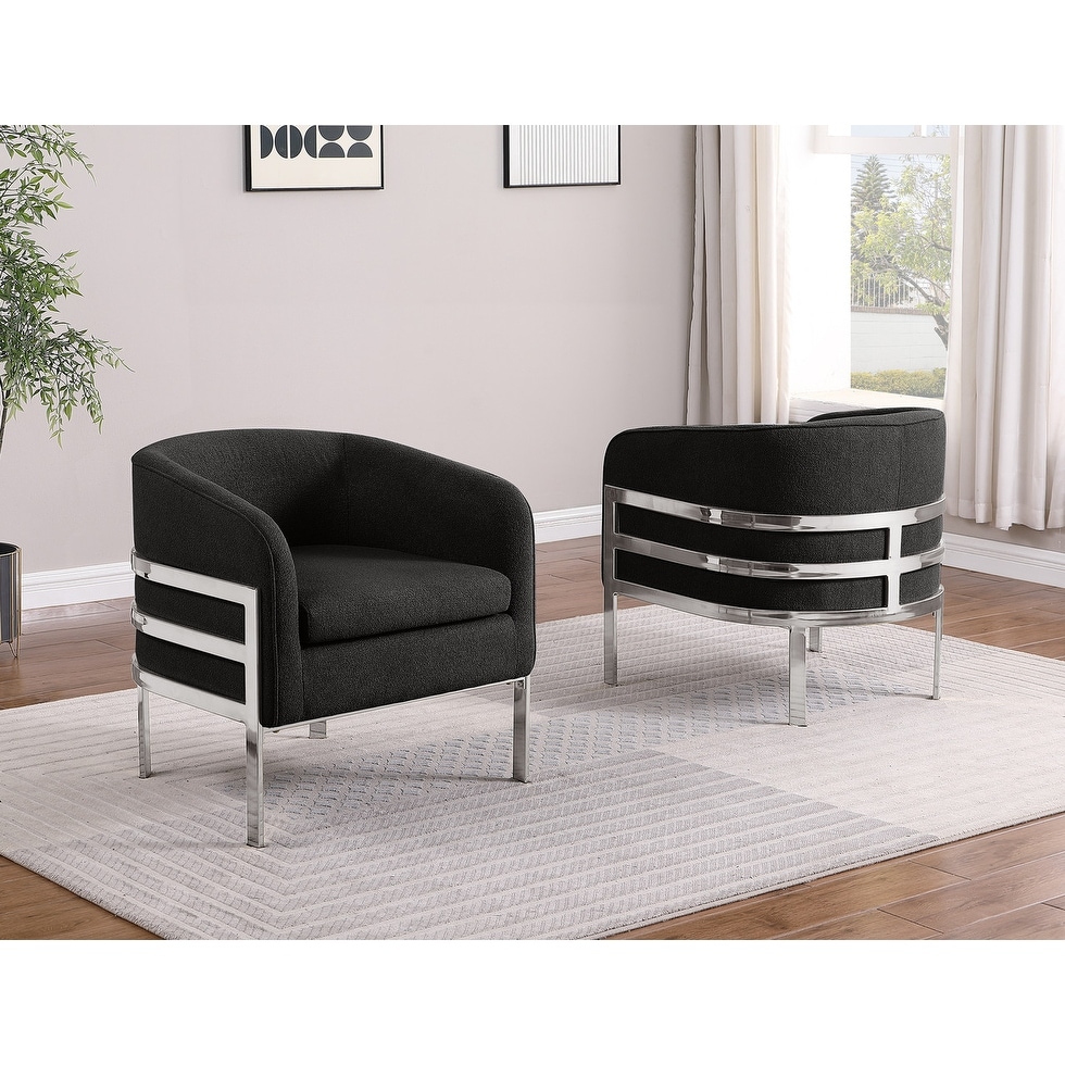 Best Quality Furniture Single Barrel Accent Chairs - N/A
