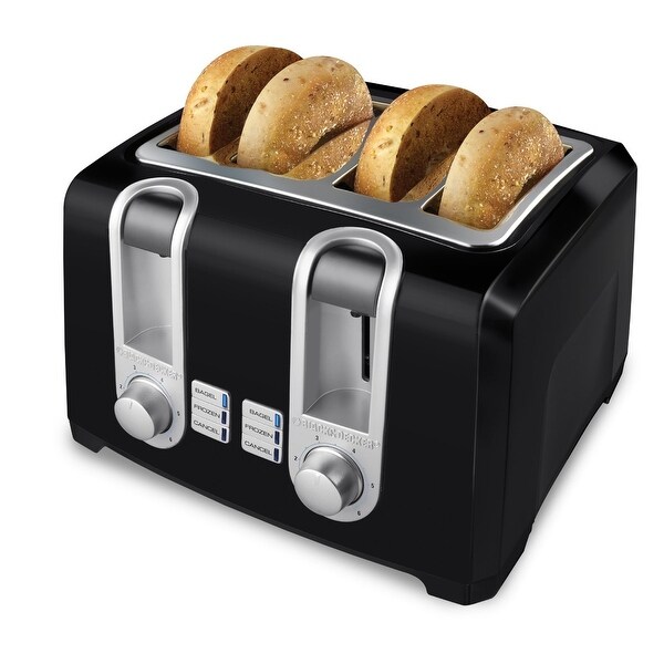 Black & Decker T4569B Toaster, 4-Slice, Black