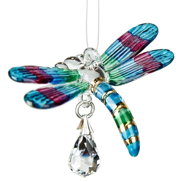 Fantasy Glass Dragonfly Rainbow Maker Spring Pastels
