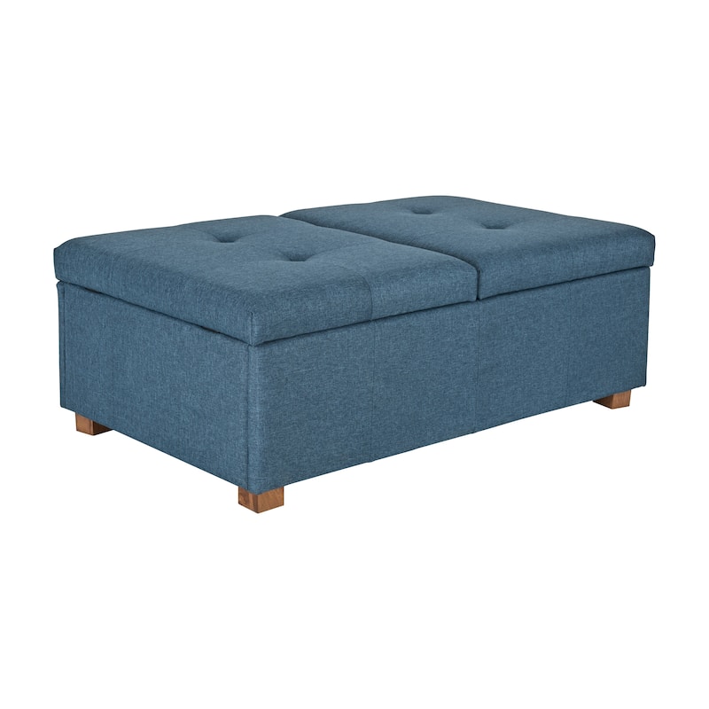Yves Double Storage Ottoman Bench