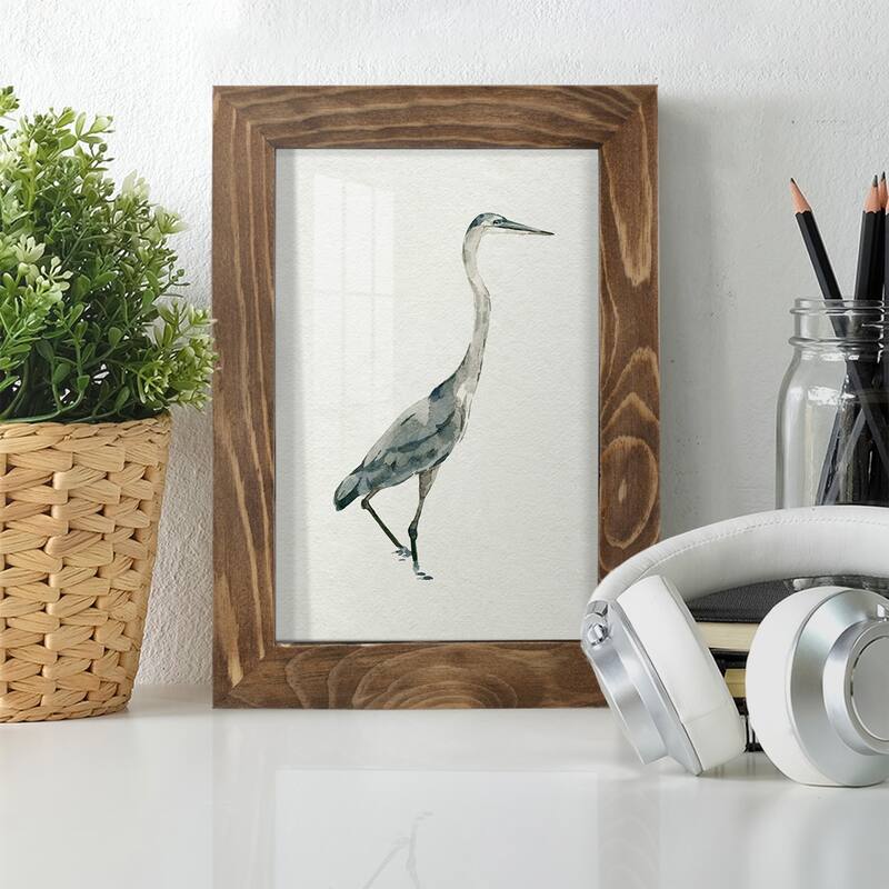 Saltwater Herons I Framed Print w/glassCherry Red Bed Bath & Beyond