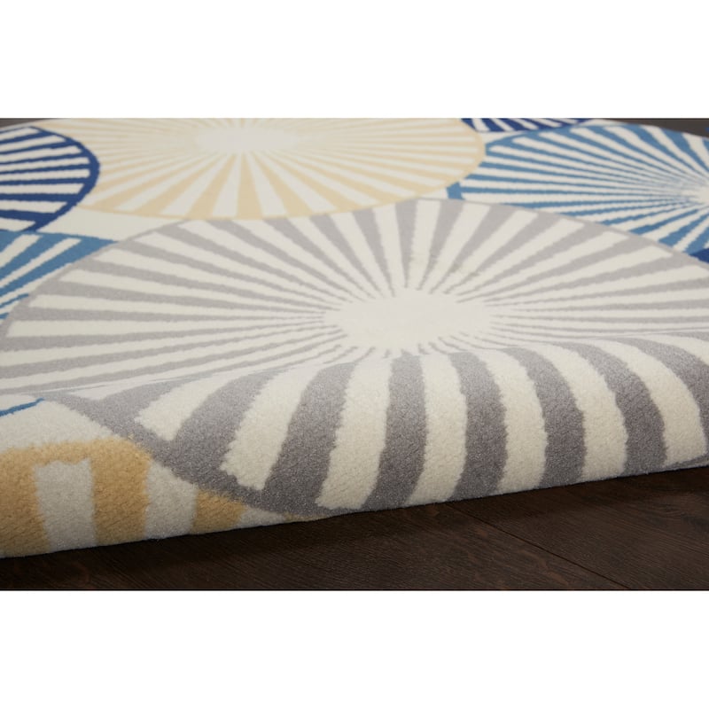 Nourison Grafix Modern Geometric Area Rug