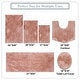 preview thumbnail 43 of 131, Luxury Plush Bathroom Rug Set - Quick-Dry, Soft Microfiber, Non-Slip, Absorbent & Washable Bath Mats