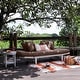 preview thumbnail 24 of 48, Cambridge Casual West Lake Convertible Wood Outdoor Sofa Daybed