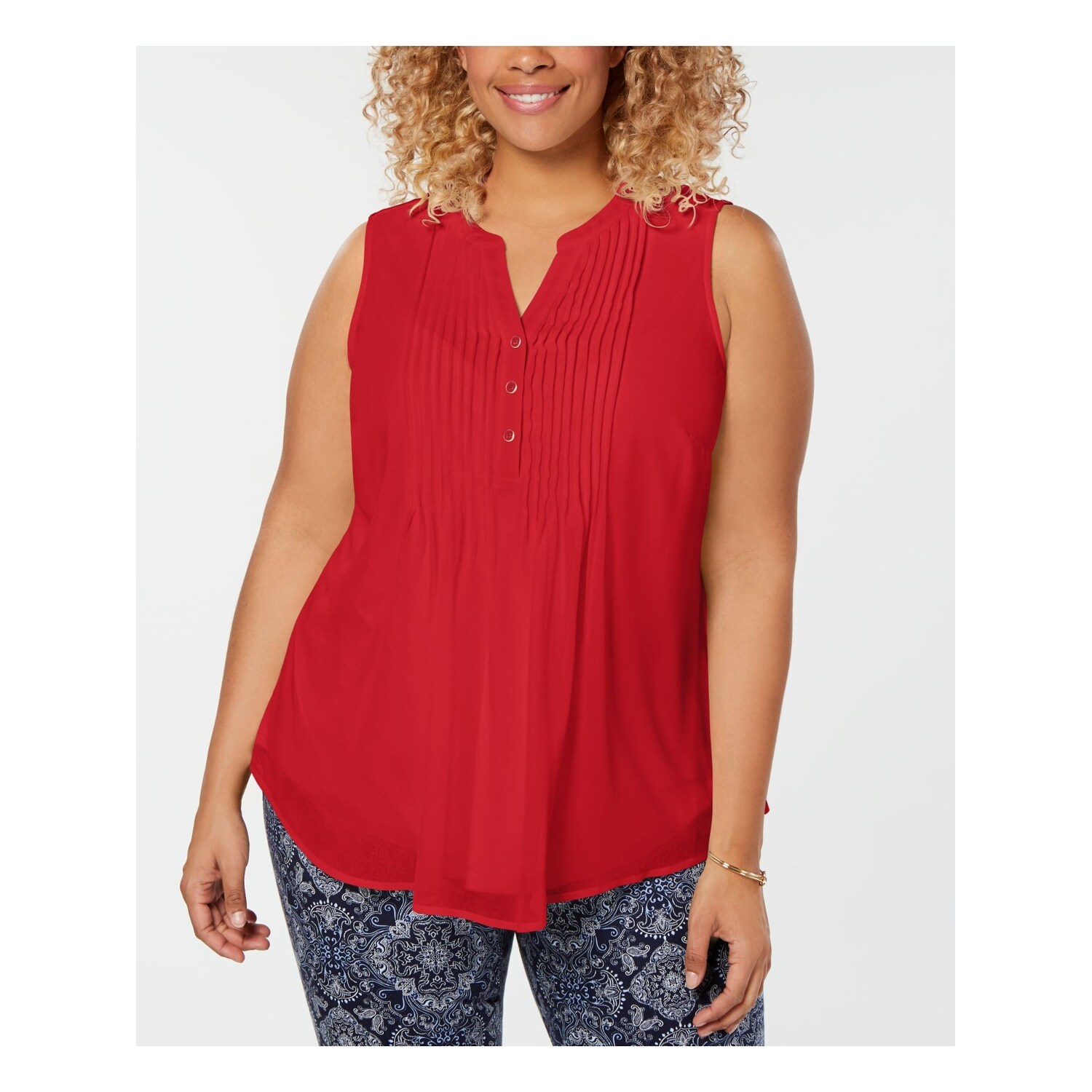 charter club sleeveless blouse