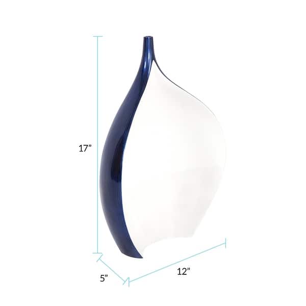 Allan Andrews Cobalt Blue Wood Vase - small