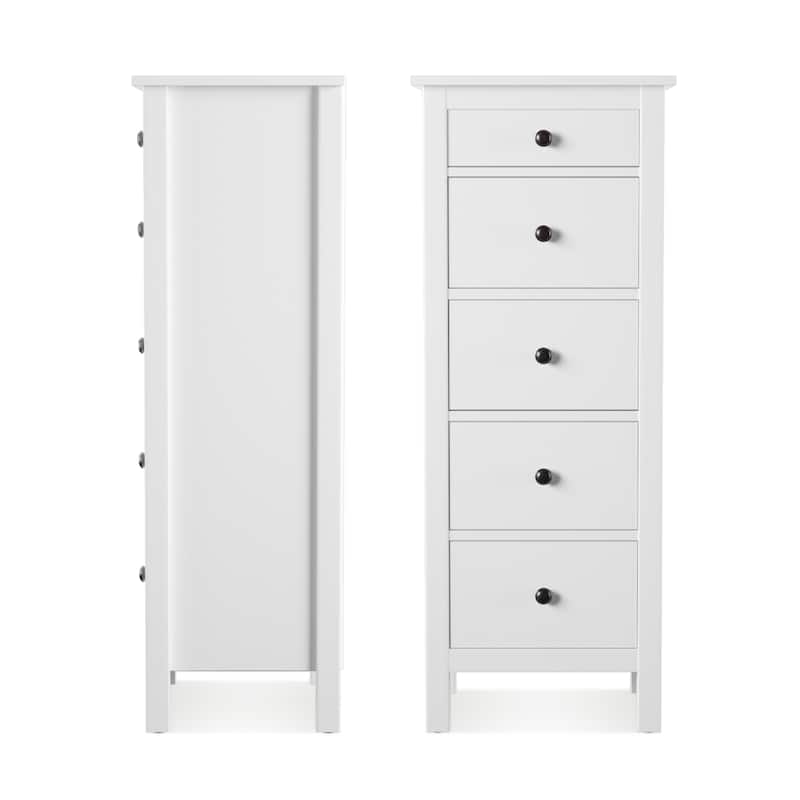 DH BASIC Slim 5-Drawer Storage Chest by Denhour