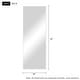 preview thumbnail 23 of 103, Aluminum Alloy Full Length Floor Mirror