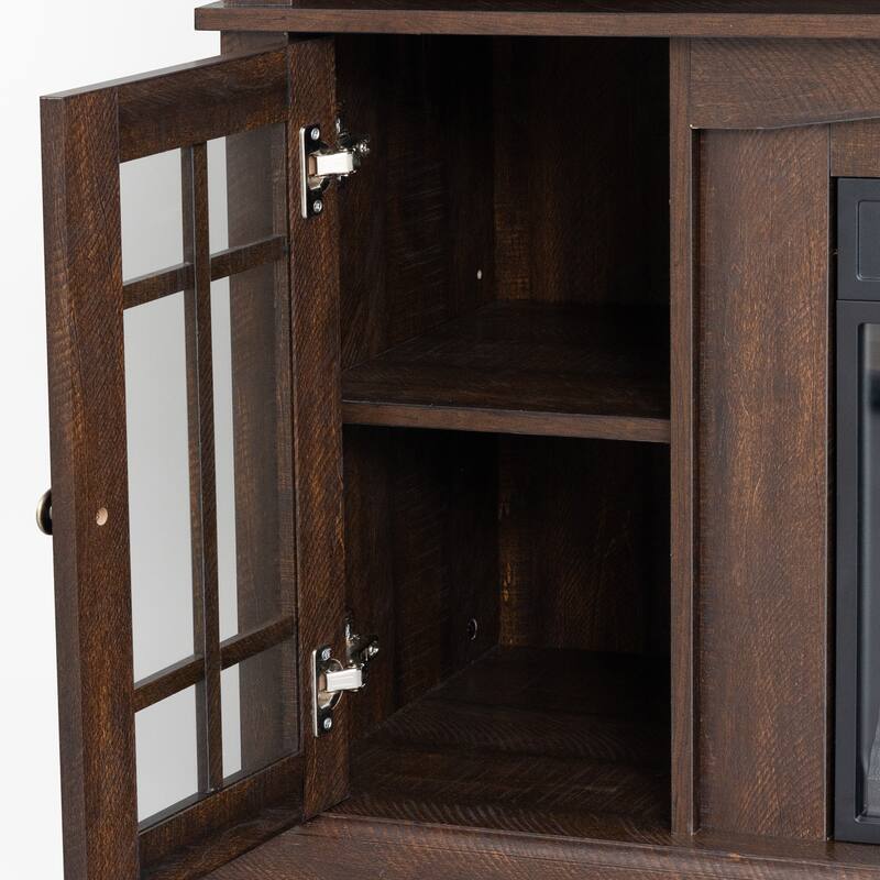 TVstand with electronicfireplace and remote control