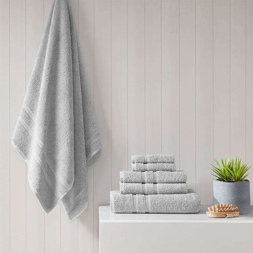 One hundred percent Turkish Cotton 6 Piece Towel Set
