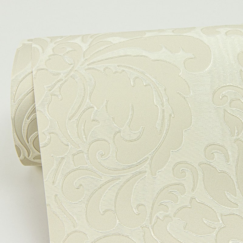 Sirpi Betina Light Yellow Damask Wallpaper - 20.9 x 396 x 0.025