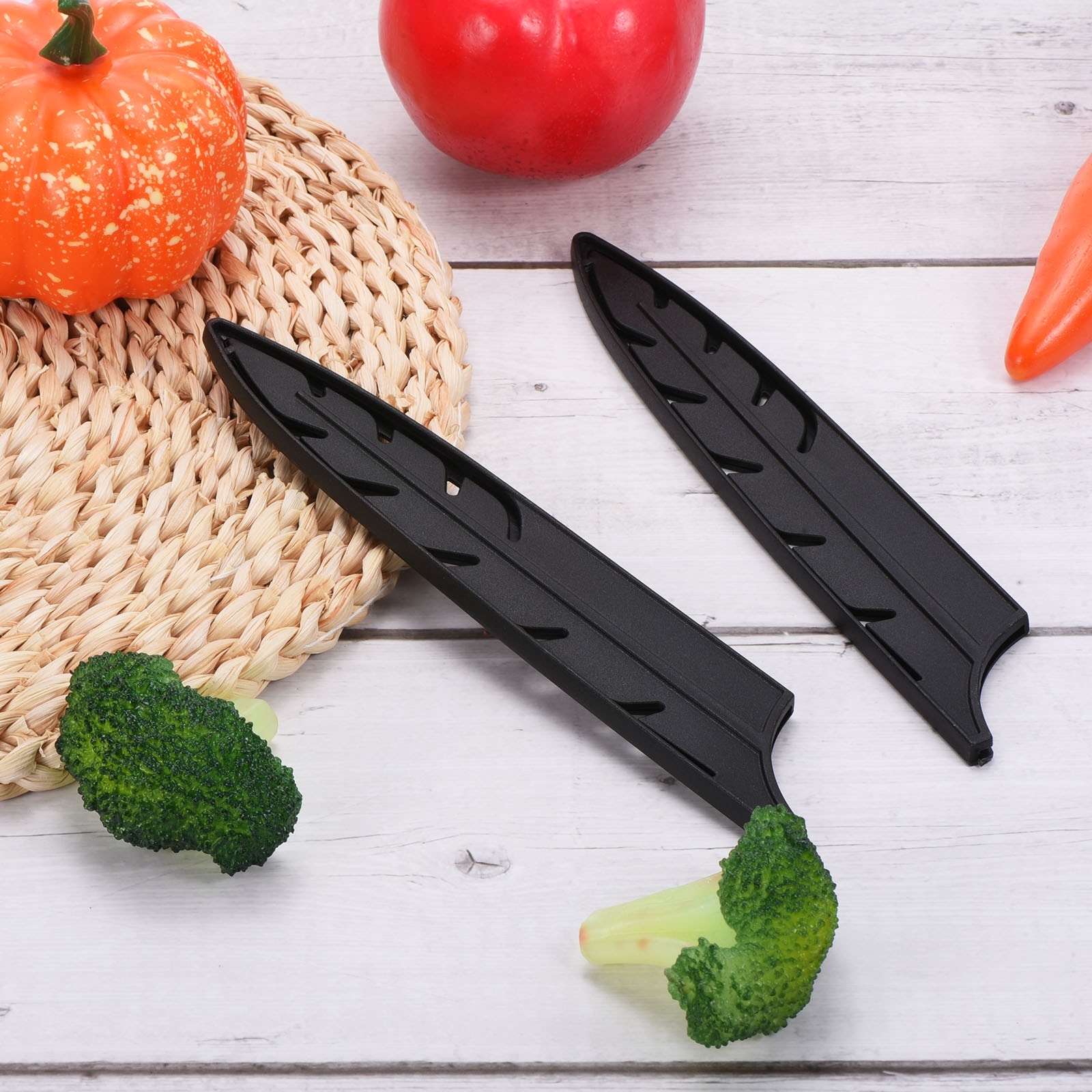 Plastic Kitchen Knife Sheath Cover Sleeves for 8 Carving Knife - Black -  On Sale - Bed Bath & Beyond - 37922103