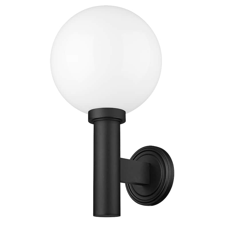 Laurent 1 Light Outdoor Wall Sconce - Black