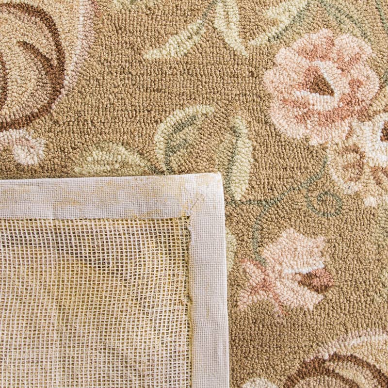 SAFAVIEH Handmade Easy Care Krystal Oriental Rug - 2'6" x 10' Runner - Beige/Brown - Runner