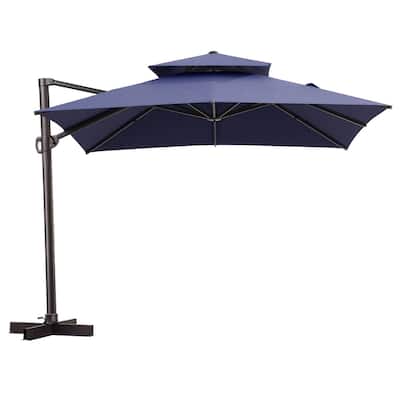 VredHom Patio Cantilever Offset Umbrella 360 degrees Rotation