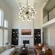 preview thumbnail 2 of 16, Sputnik Chandelier Mid Century Modern Brushed Nickel Chandeliers Industrial 24-Light Starburst Pendant Light