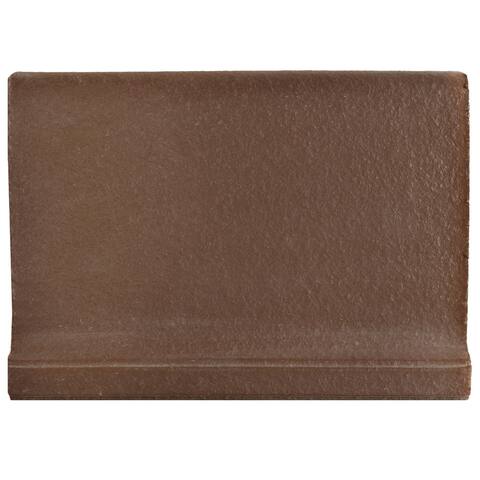 Merola Tile Klinker Flame Red 4.38" x 5.86" Ceramic Skirting Floor and Wall Quarry Tile - (1 Tile)